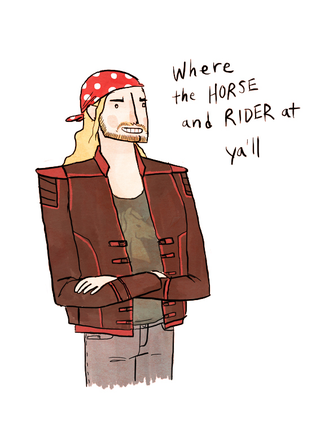 Illustration for article titled Hipster Lord of the Rings, where the Nazgul ride fixies!